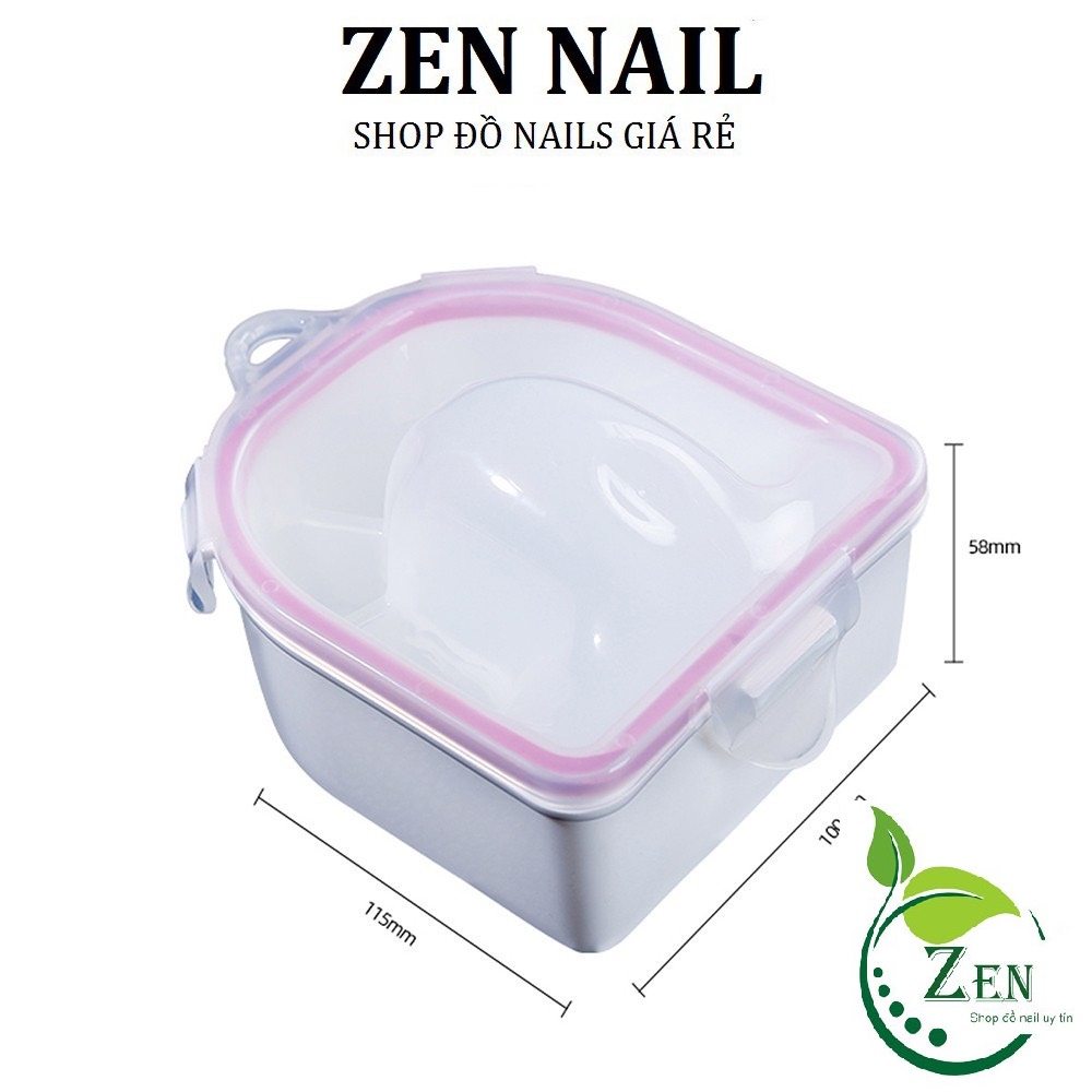 Bát ngâm tay làm nail loại 2 lớp bền đẹp