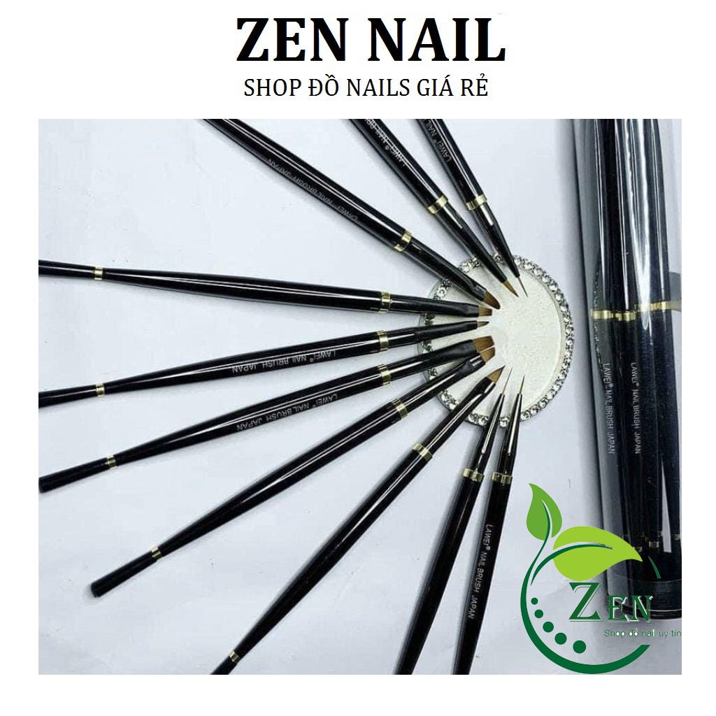Bộ Cọ Vẽ Nail 10 Cây LAWEI Nhật Bản