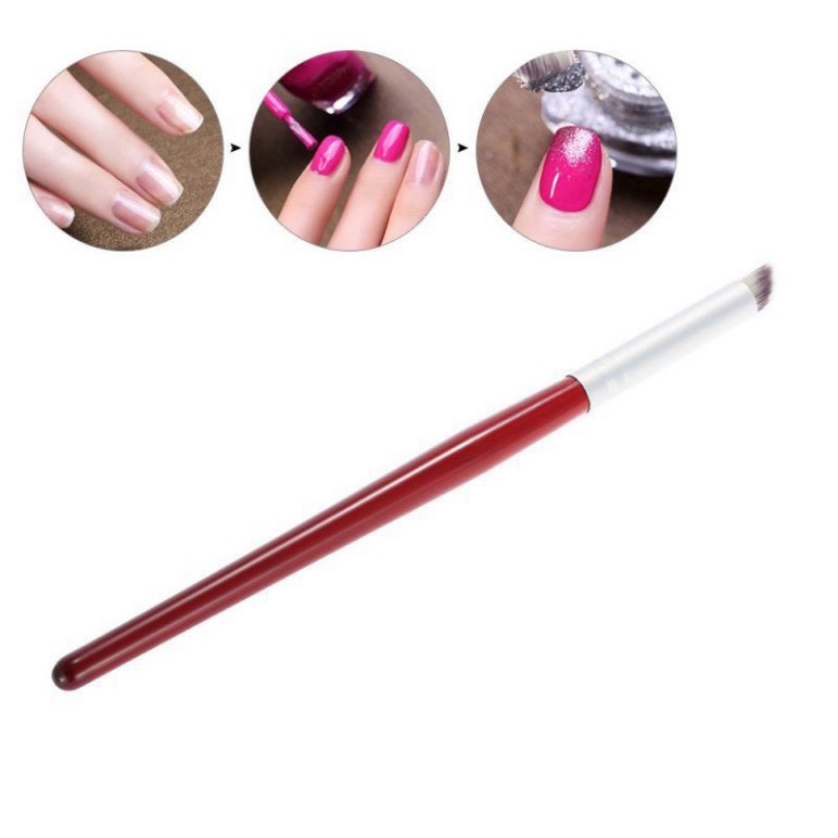 Sản phẩm Cọ Ombre Cán Gỗ Đầu Tròn Jeliva