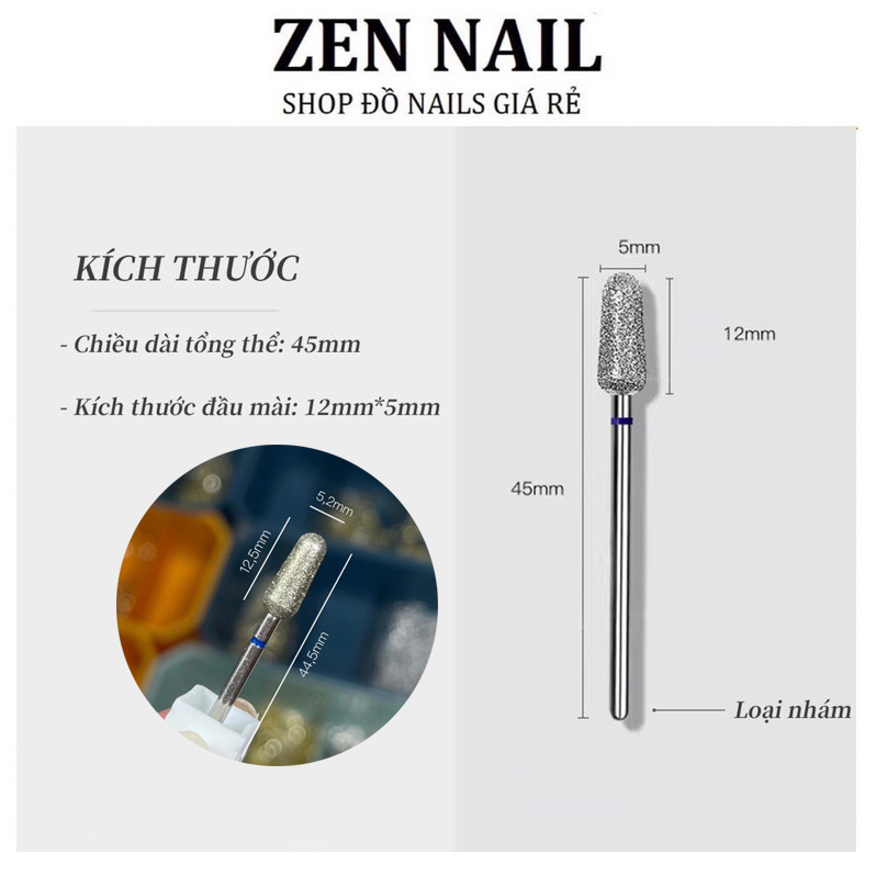 Sử dụng đầu mài da nga chính hãng