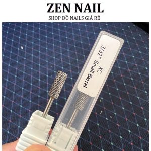 Lắp đầu mài titan vào máy mài móng