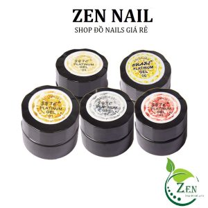 Gel Nhũ Huaxi Platinum 4 màu nhũ sáng óng ánh