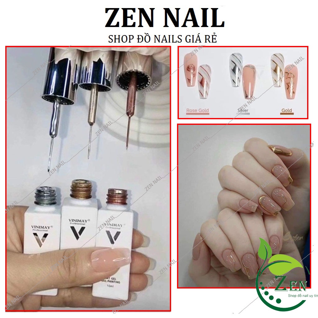 Gel Vẽ Cọ Nét Metan Vinimay - Bảng Màu