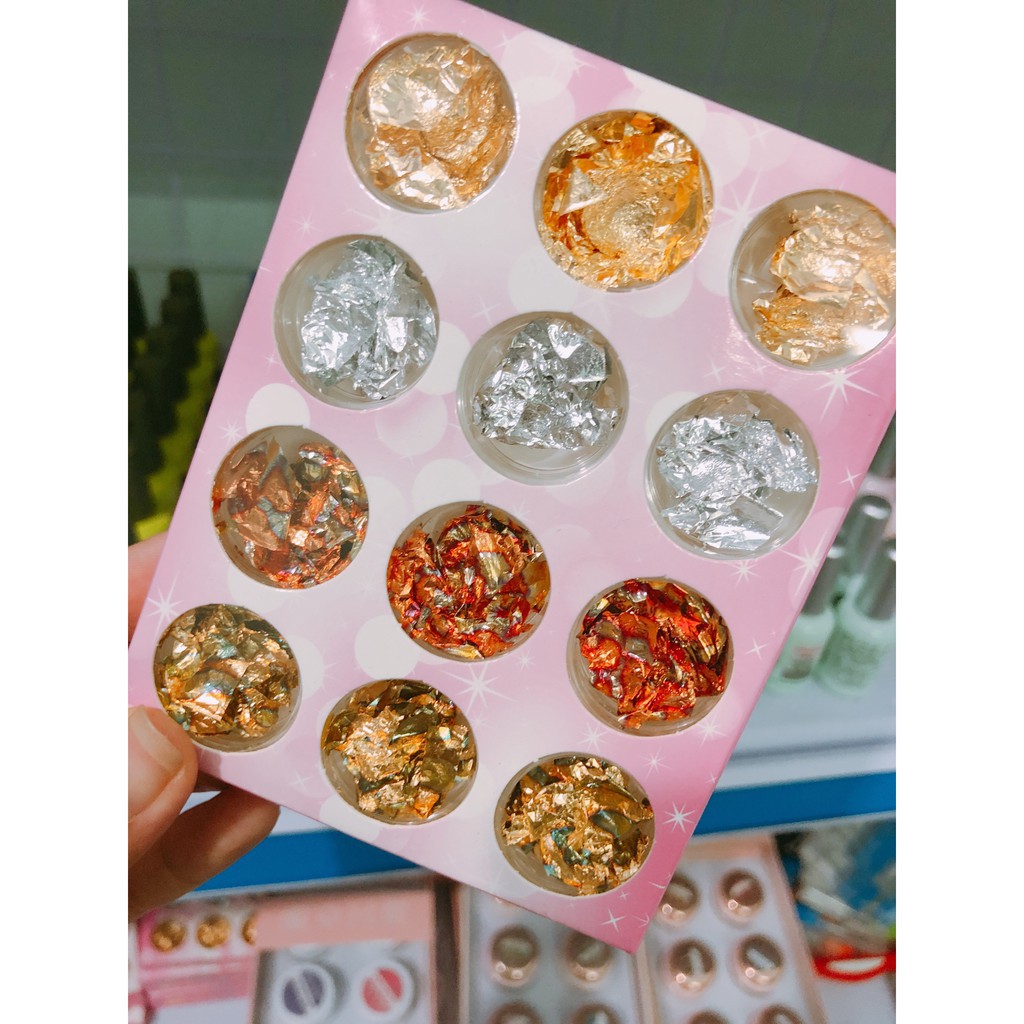 Hướng dẫn sử dụng giấy nhún vàng bạc nail