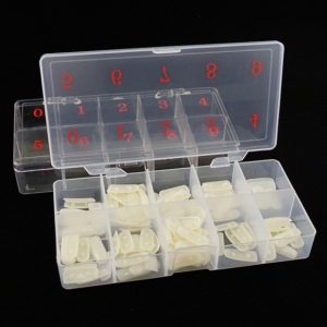 Hộp đựng móng giả nhựa trong suốt 10 ô