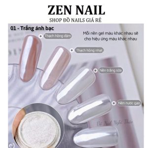 Trắng ánh bạc