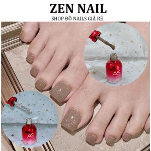 Sơn móng tay gel flash màu vàng trà , chai 15 ml