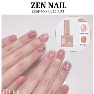 Sơn gel móng tay màu bóng hồng, 15ml