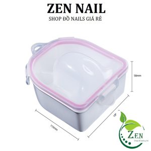 Bát ngâm tay làm nail loại 2 lớp bền đẹp - Bát nhựa chuyên dụng cho dân làm móng