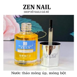 Dầu tháo móng , Nước tháo móng úp , móng bột Blue Place