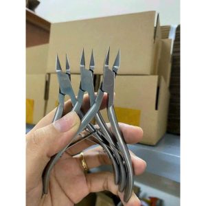 Kìm cắt móng tay 2in1, Kìm nhặt da mũi dài 15mm