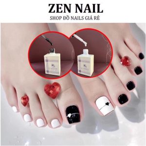 Sơn gel trắng, đen, nước gạo tone màu cơ bản, 15ml