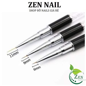 Cọ vẽ móng ,  cọ nail vẽ nét siêu thẳng size 6,9,11mm
