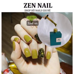 Sơn gel hàn quốc, Sơn gel xanh rêu chọn lọc 15ml
