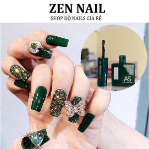 Sơn gel hàn quốc, Sơn móng tay gel màu xanh ngọc 15ml