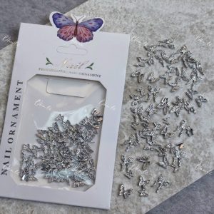 charm bướm kim loại