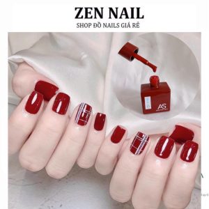 Sơn móng tay gel màu đỏ cherry , chai sơn 15 ml