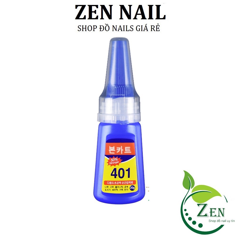 Keo 401 dán móng nail đa năng 20g