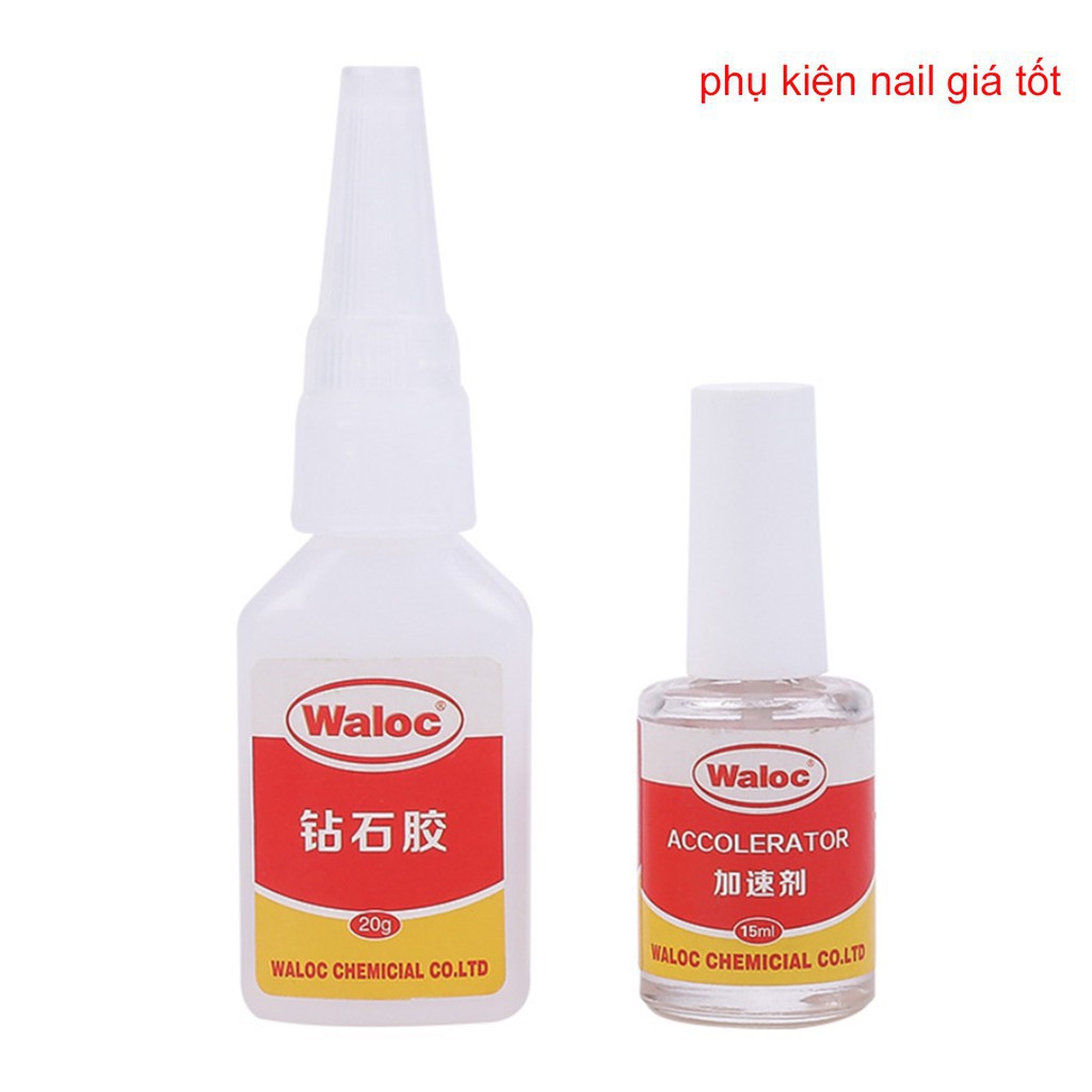 Hướng dẫn dùng keo Waloc gắn móng