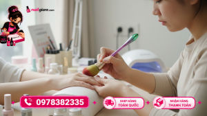 Chổi Phủi Bụi Nail Cán Dài Sang Chảnh — Chổi phủi bụi nail cán dài | Nail Giá Rẻ
