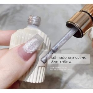 Hướng dẫn sử dụng sơn gel mắt mèo ánh trăng trắng 15ml