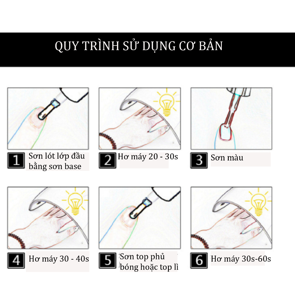 Hướng dẫn sử dụng sơn gel nâu coffe sữa