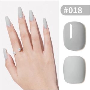 Sơn gel móng tay màu xám khói 15ml - sử dụng