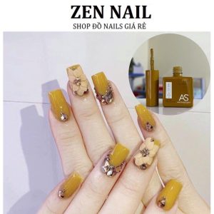 Sơn móng tay gel Hàn Quốc màu vàng úa 15ml