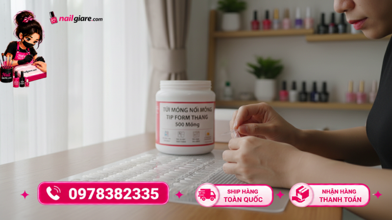 Túi Móng Nối Móng Tip Form Thang 500 Móng — Túi Móng Nối Móng Tip Form | Nail Giá Rẻ